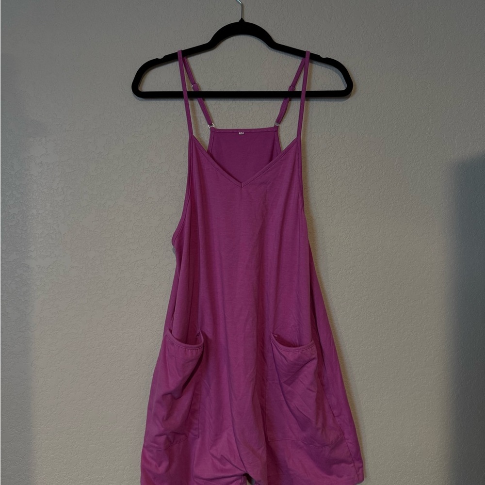 Amazon Pink/Purple Jumpsuit with Relaxed Fit - Picture 4 of 4